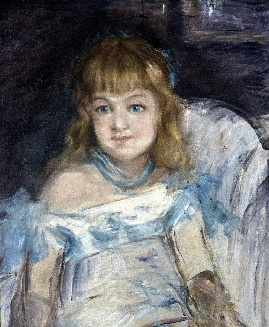Pieni tyttö nojatuolissa - Édouard Manet