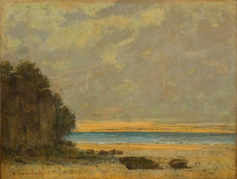 Pieni merimaisema - Gustave Courbet