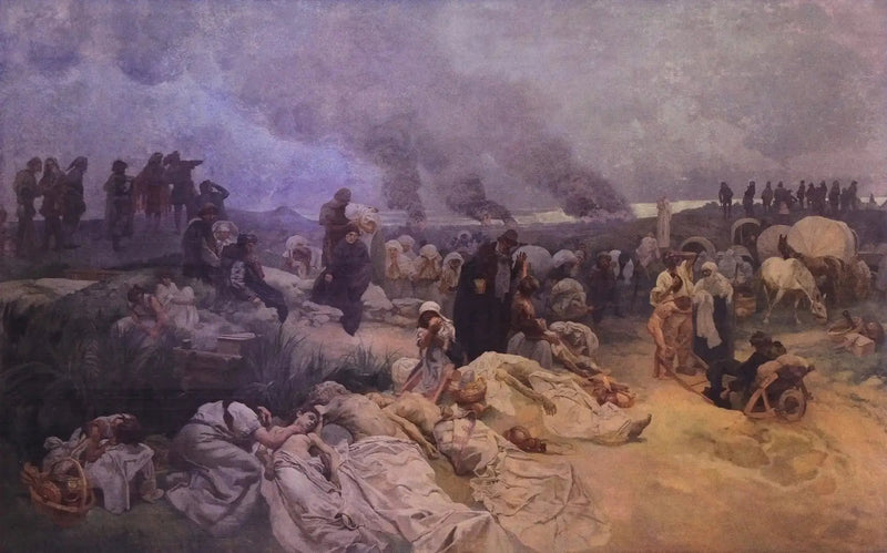 Petr Chelcicky Vodnanyssä - Alphonse Mucha