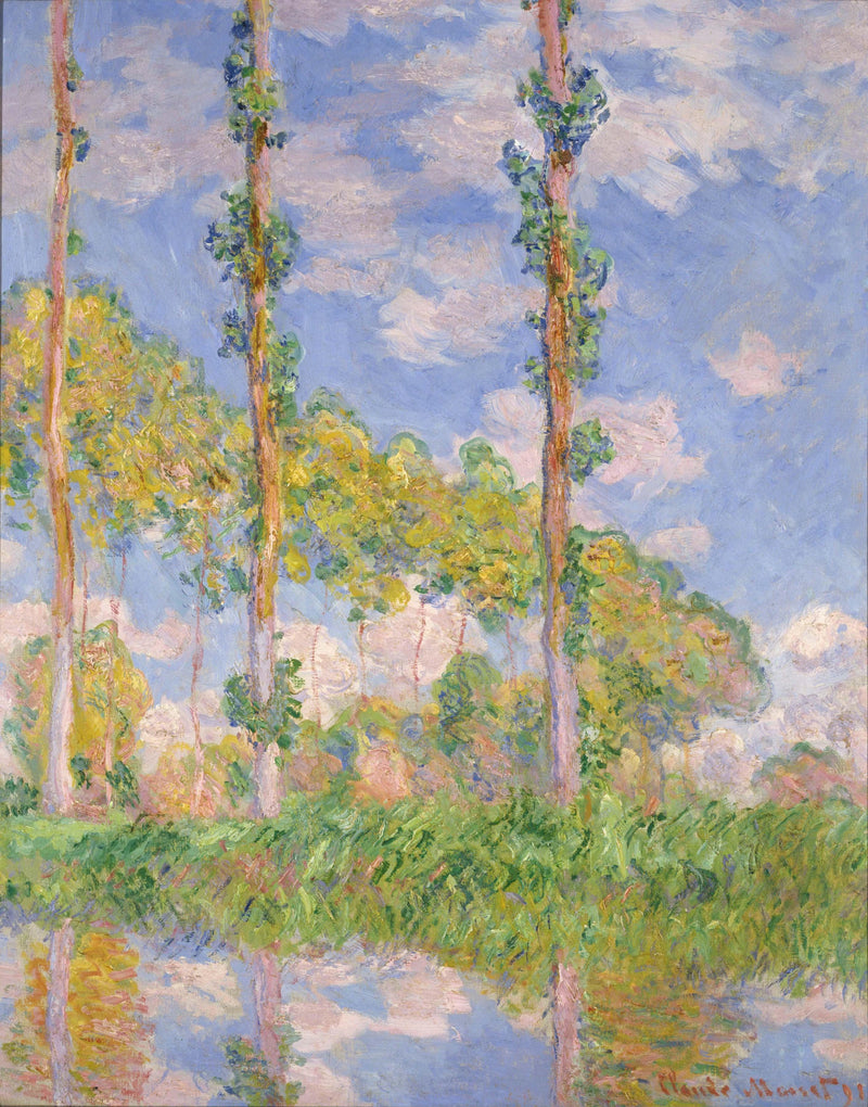 Les Trois Arbres, kesä W1305 - Claude Monet