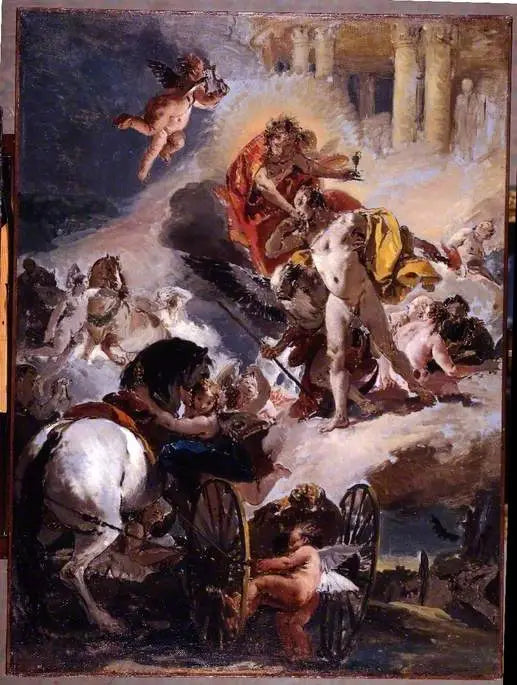 Phaéton ja Apollon - Giovanni Battista Tiepolo