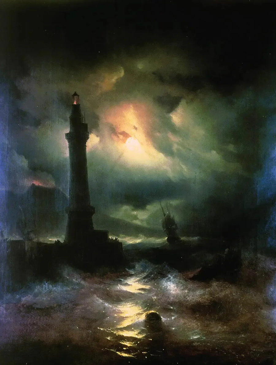 Napolilainen lyhty. - Ivan Aïvazovski