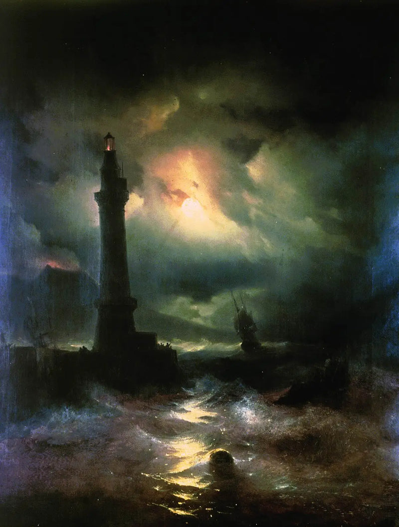 Napolilainen lyhty. - Ivan Aïvazovski