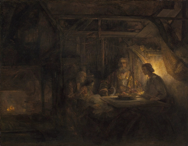 Philémon ja Baucis - Rembrandt