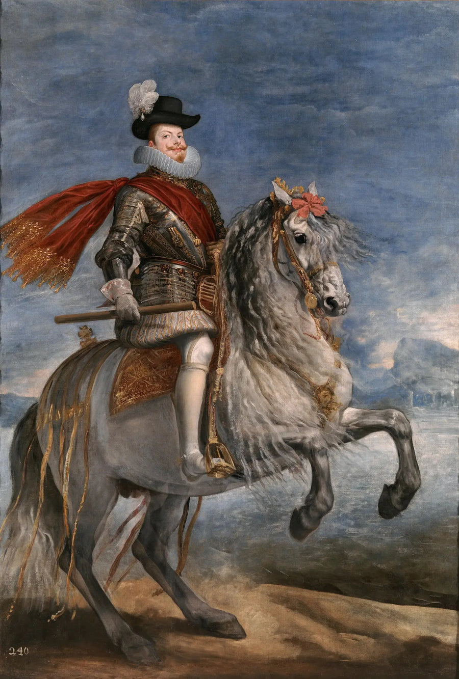 Philippe III ratsastamassa - Diego Velázquez