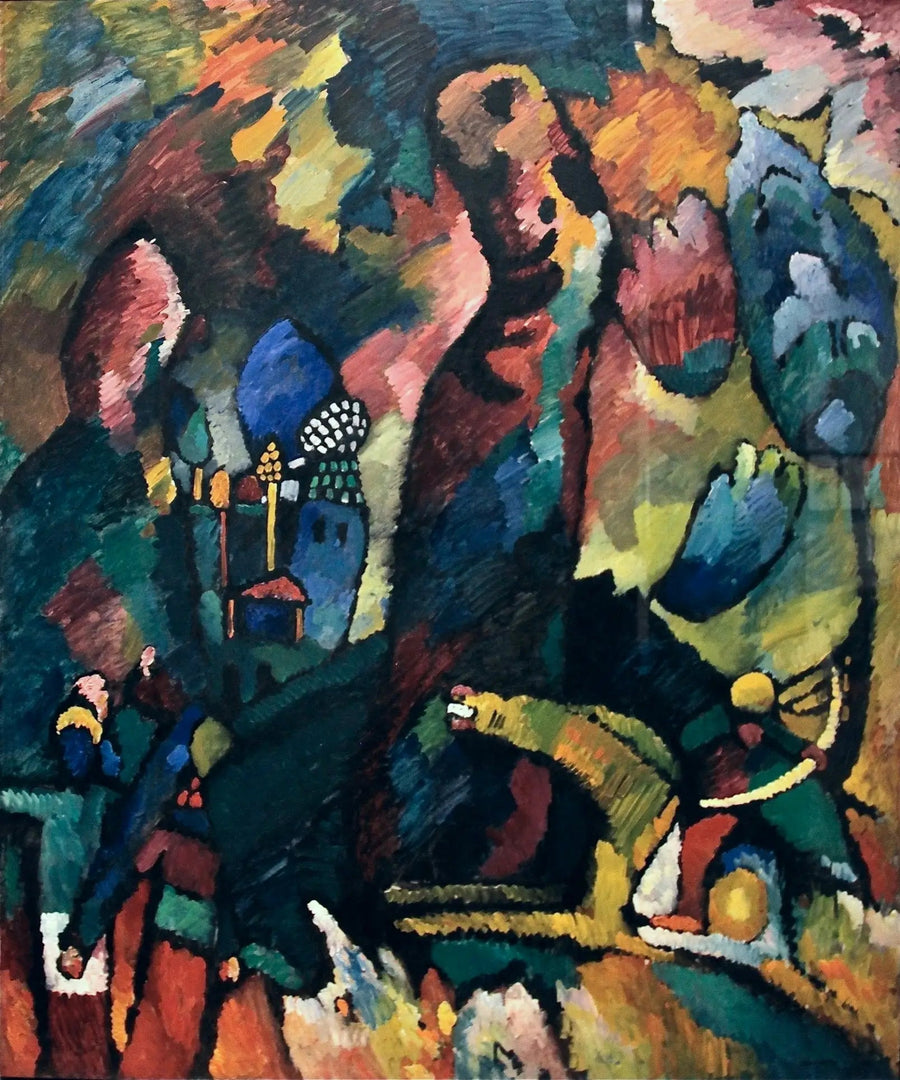 Valokuva jousimiehen kanssa - Vassily Kandinsky