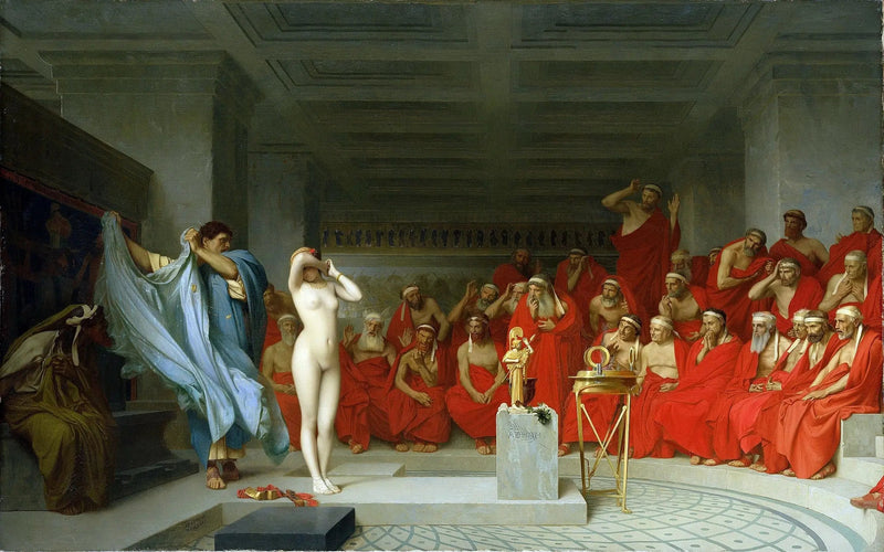 Phryné Areopagin edessä - Jean-Léon Gérôme