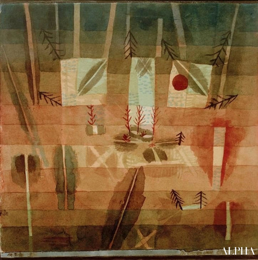 Physionomie d'une plantation - Paul Klee - Reproductions de tableaux et peintures haut de gamme