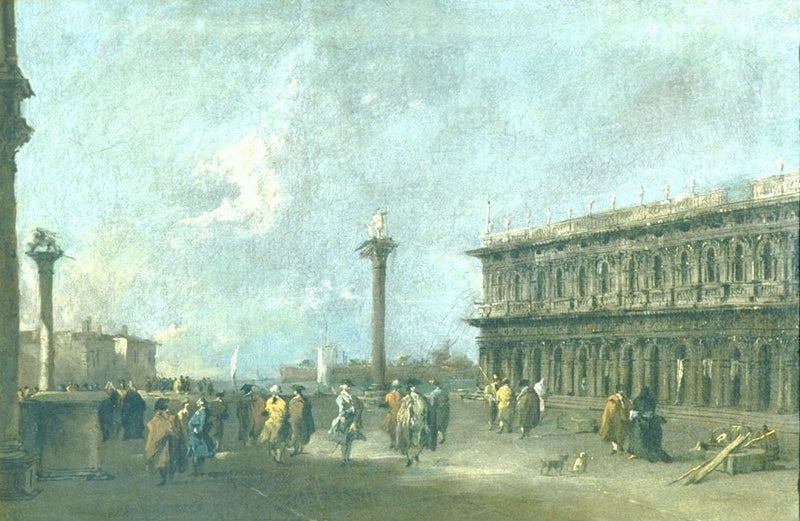 Piazzetta de S. Marco, Venetsia - Francesco Guardi