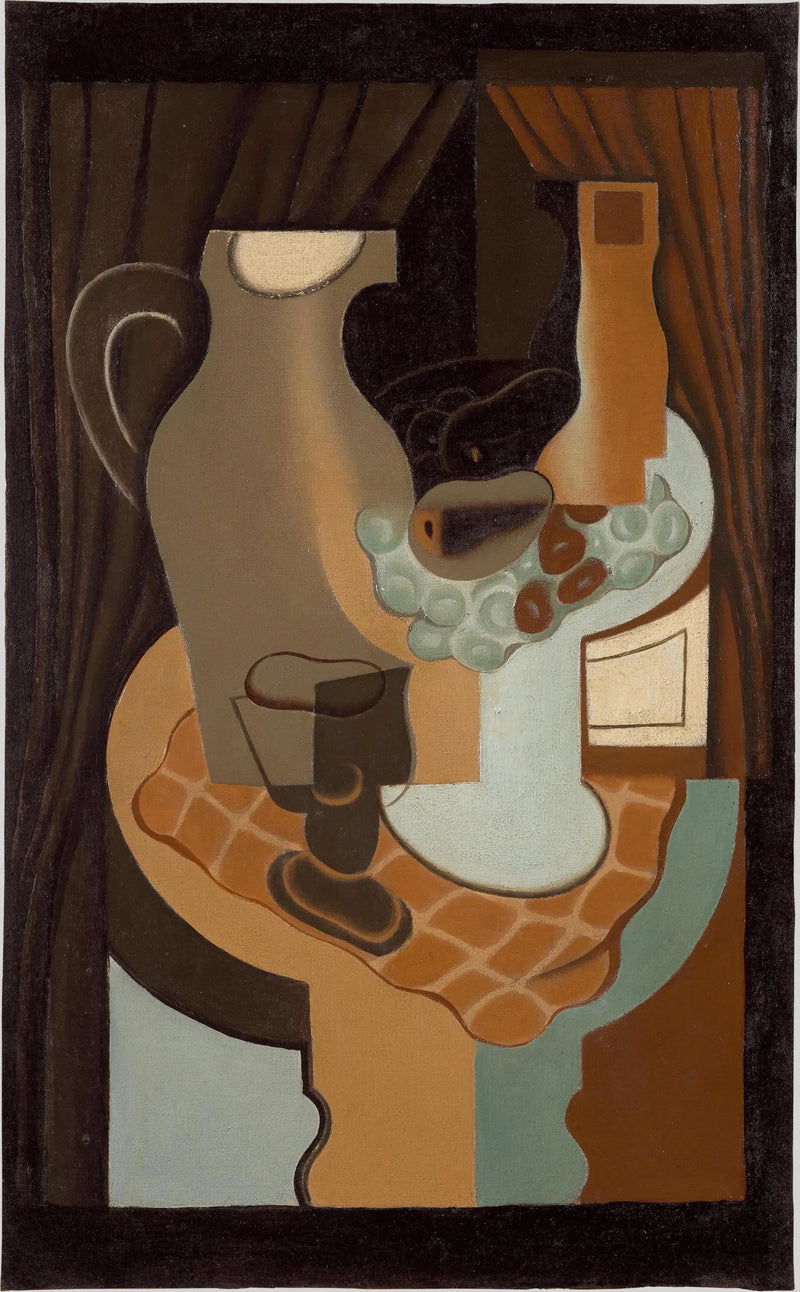 Juoma- ja hedelmäkulho - Juan Gris