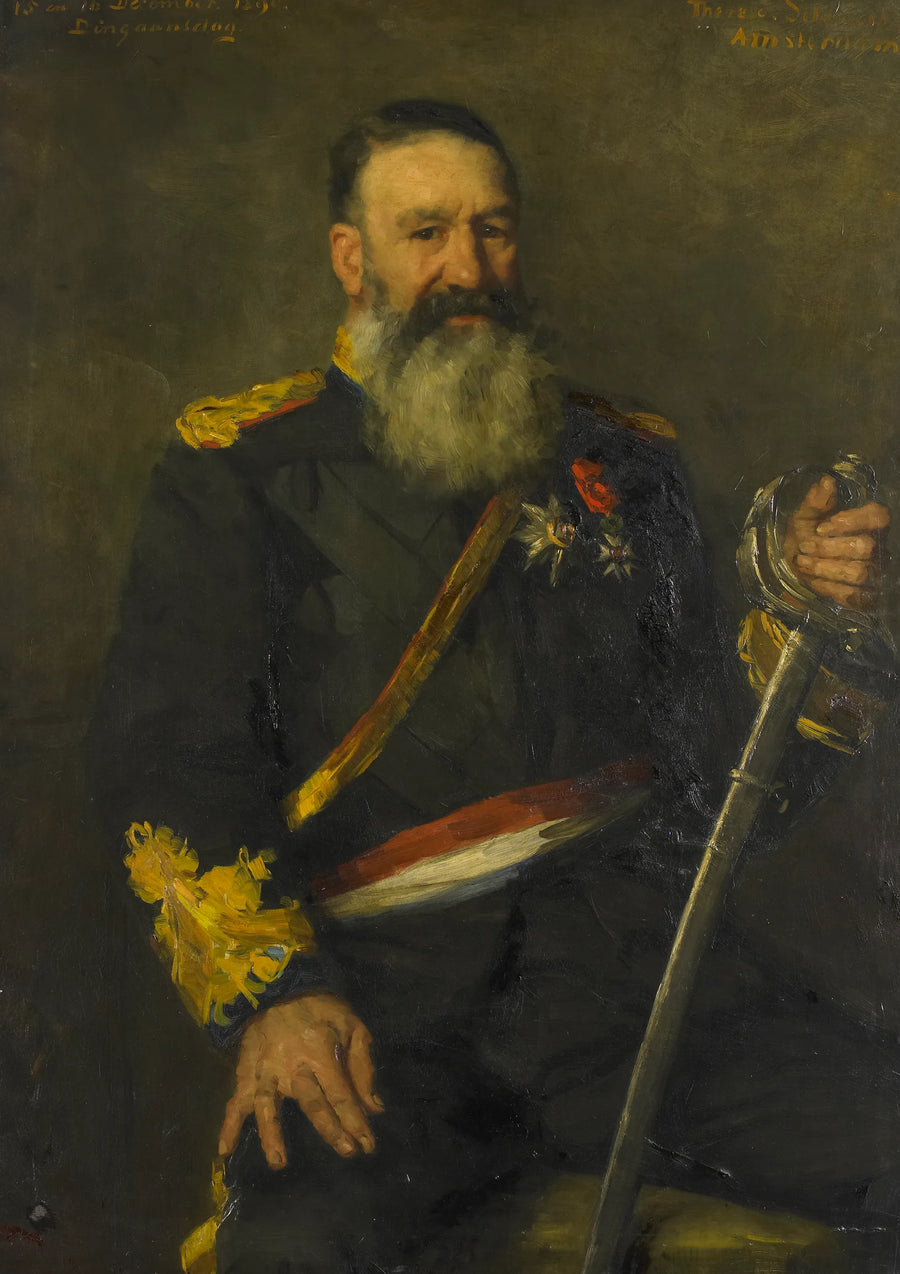 Piet J. Joubert (1831-1900). Commandant général de la République sud-africaine - Thérèse Schwartze