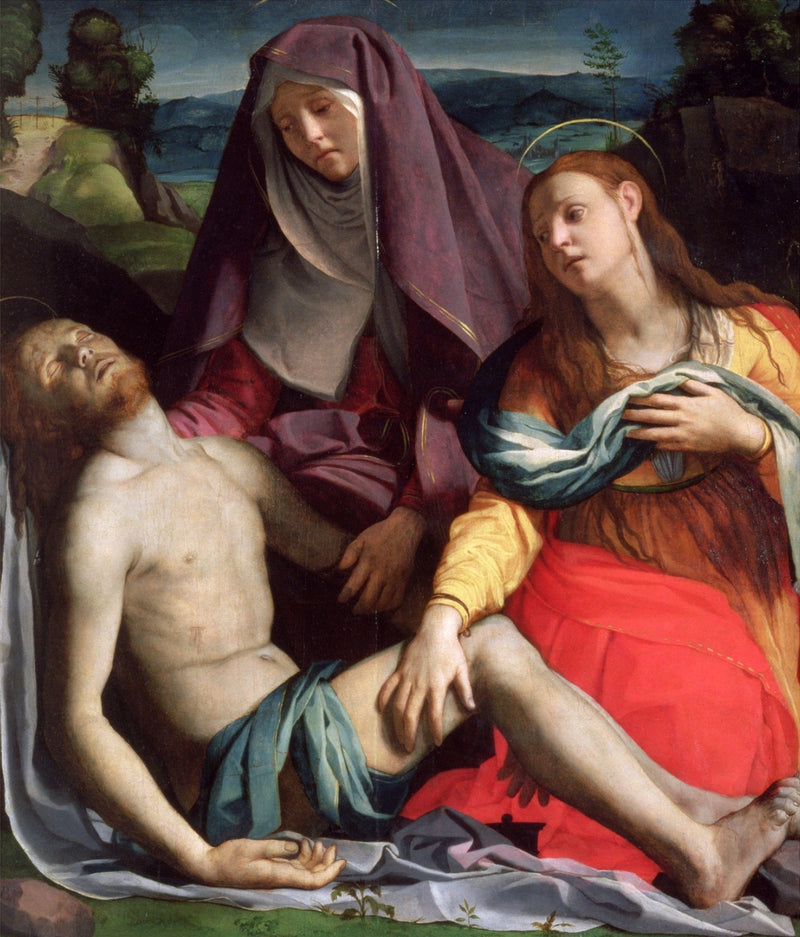 Pietà ja Pyhä Maria Magdaleena - Bronzino