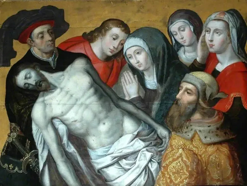 Pietà (Kristuksen suru) - Hugo van der Goes