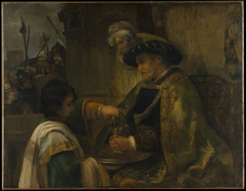 Pilate pesee käsiään - Rembrandt