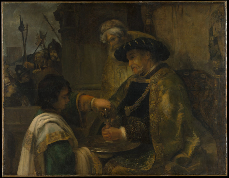 Pilate pesee käsiään - Rembrandt
