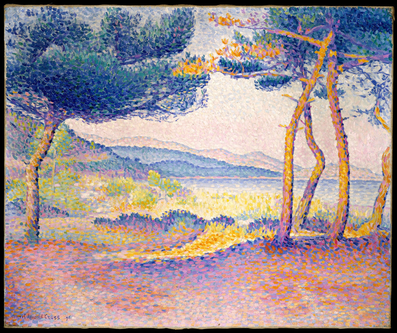 Rautalankamaiset rannikon varrella - Henri-Edmond Cross