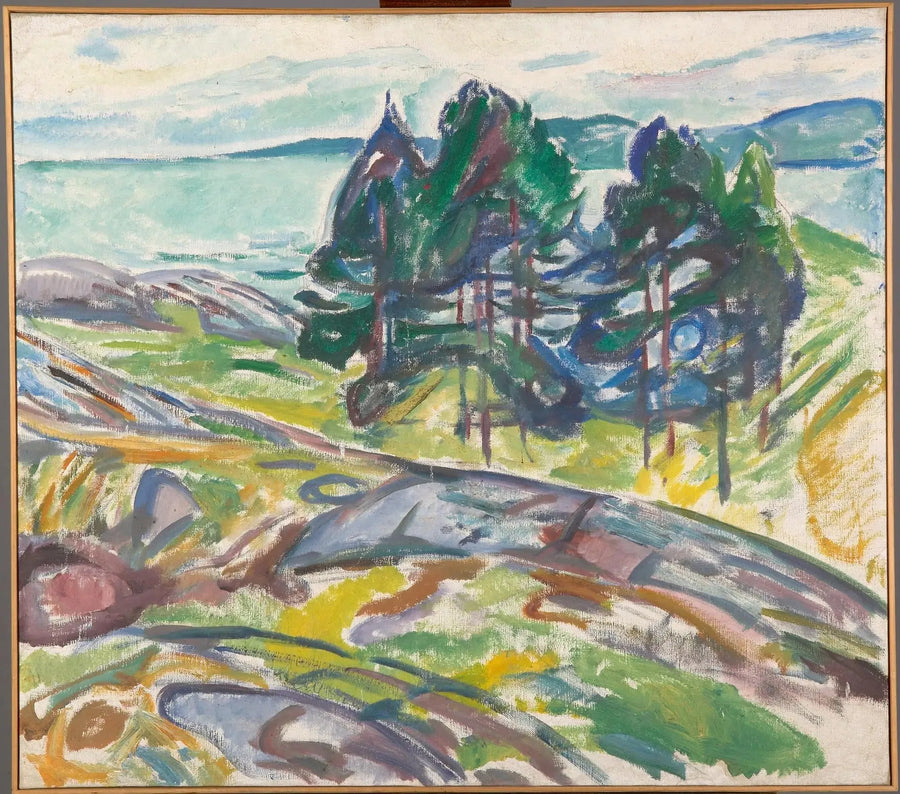Neuloja meren äärellä - Edvard Munch