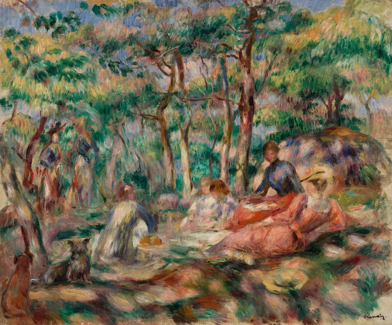 Piknik (Lounas nurmikolla) - Pierre-Auguste Renoir
