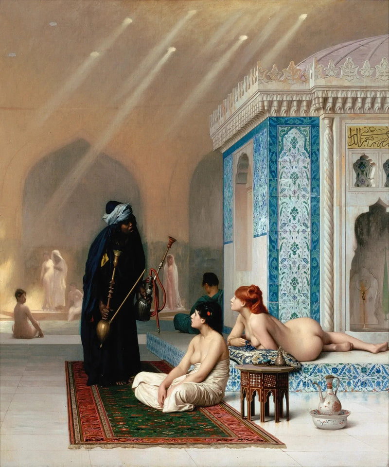 Uima-allas haremissa - Jean-Léon Gérôme