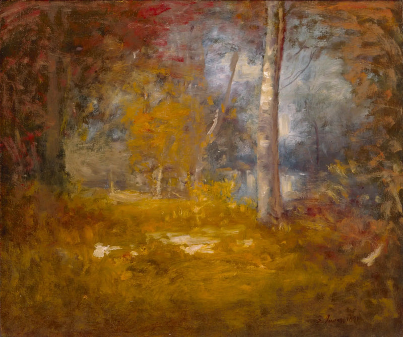 Woodland-allas - George Inness