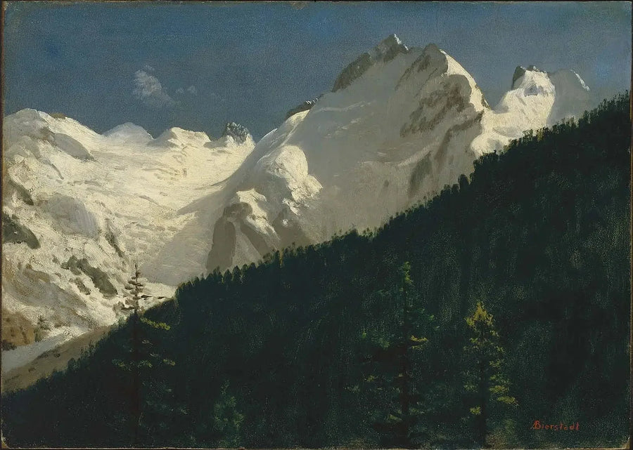 Piz Bernina, Sveitsi - Albert Bierstadt