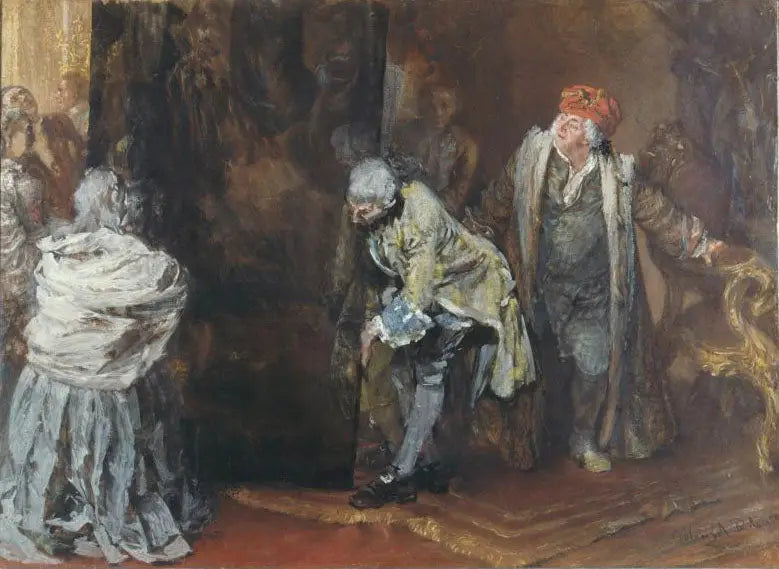 Annan tilaa suurelle Raphaelille - Adolph von Menzel
