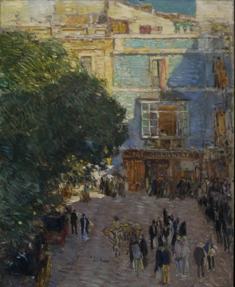 Sevilla-aukiokatu - Childe Hassam
