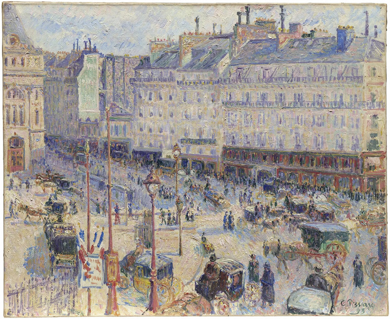 Place du Havre, Pariisi - Camille Pissarro