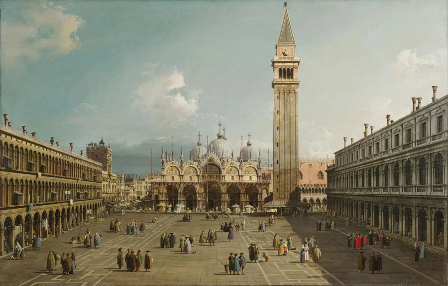 Place Saint-Marc, Venetsia - Canaletto
