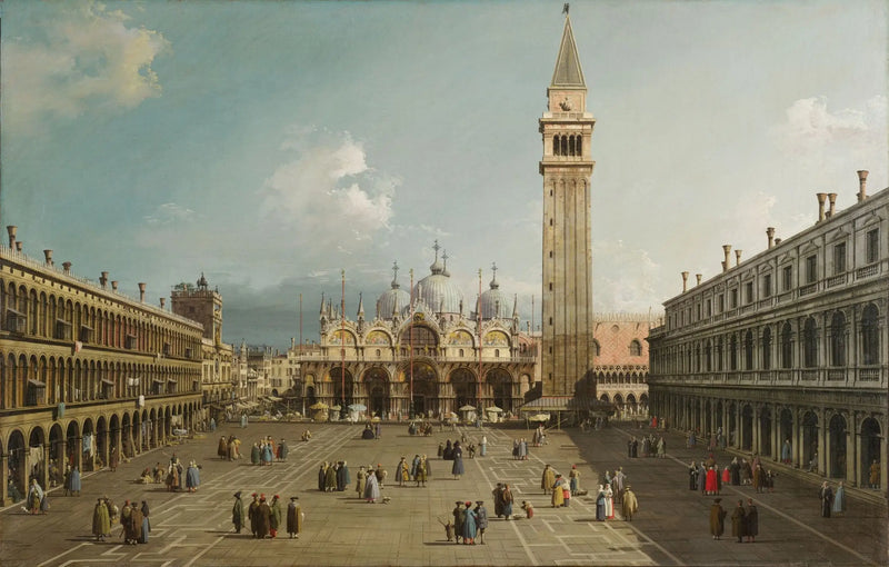 Place Saint-Marc, Venetsia - Canaletto