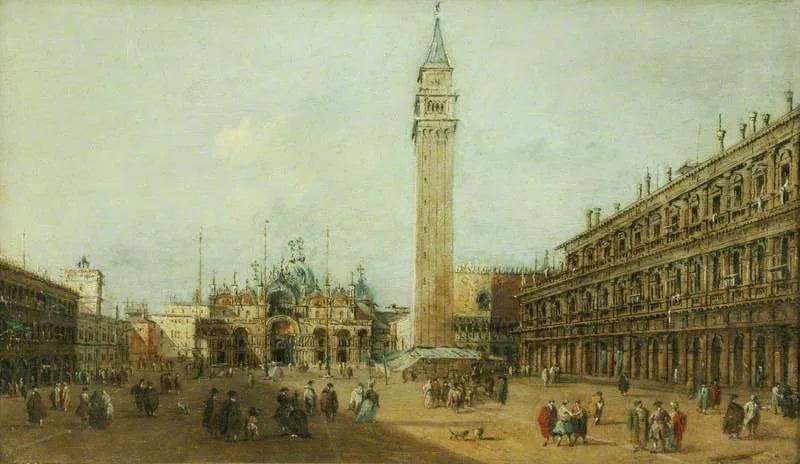 Saint-Marcin aukio, Venezia - Francesco Guardi