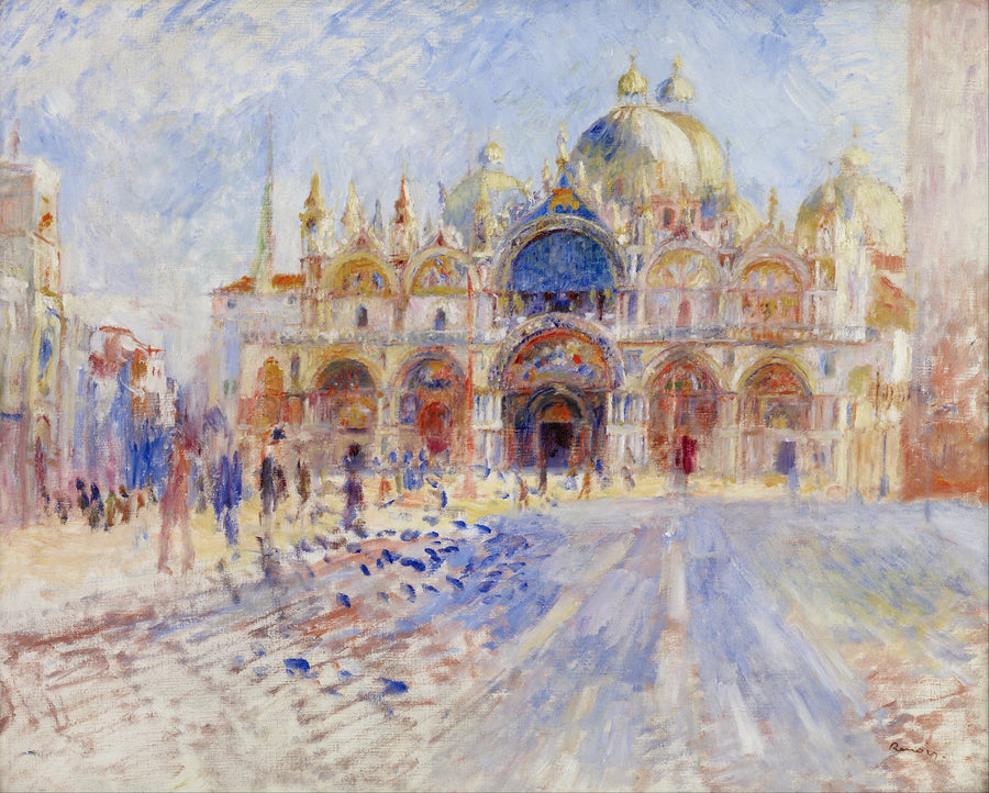 La Place Saint-Marc à Venise peinte par Pierre-Auguste Renoir en 1881