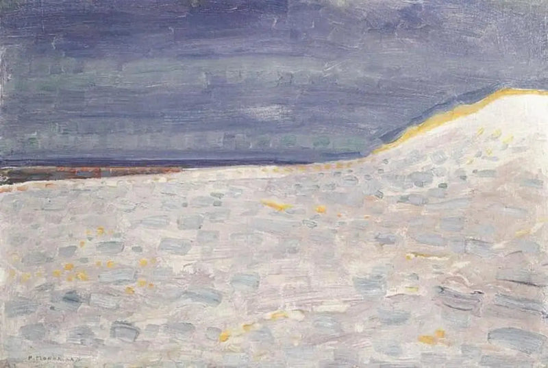 Ranta laiturilla Domburgissa - Piet Mondrian