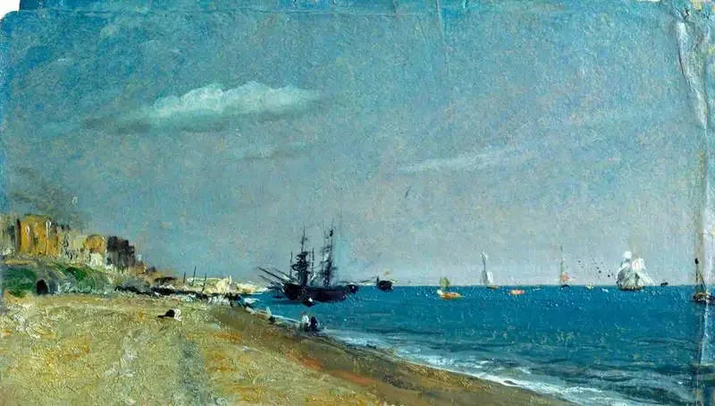 Brightonin ranta ja kaulaketjut - John Constable