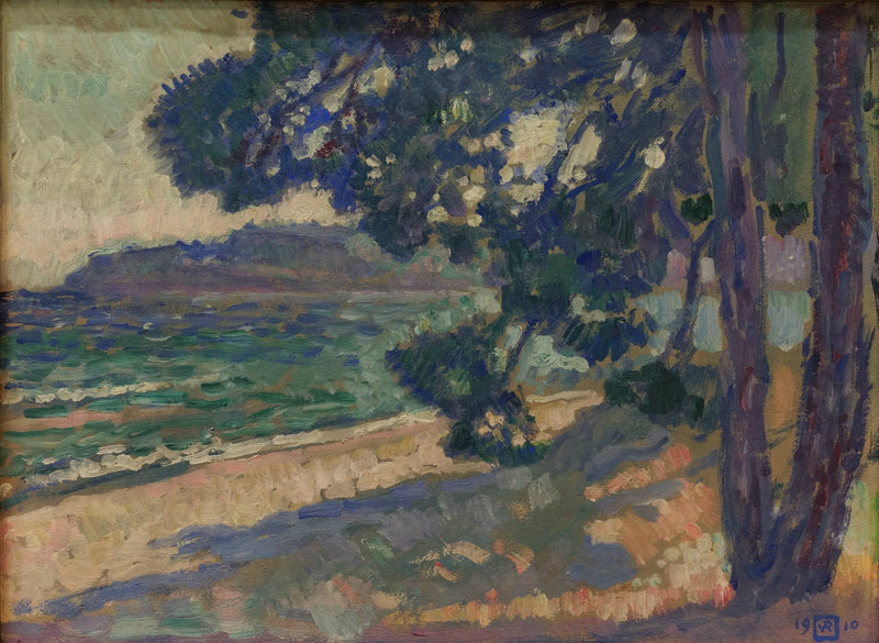 Cavalaire-ranta - Théophile van Rysselberghe