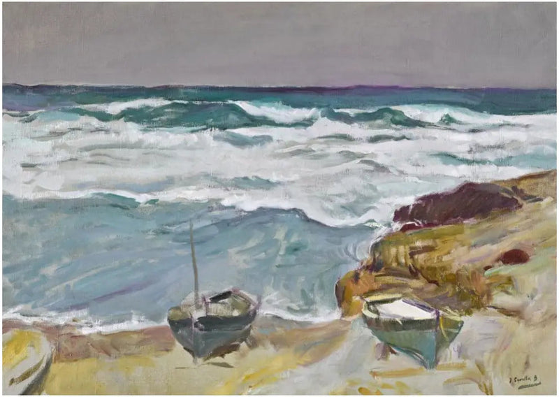 La Caletan ranta, Malaga - Joaquín Sorolla