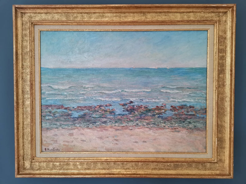 Normandian rannan ranta - Blanche Hoschéde Monet