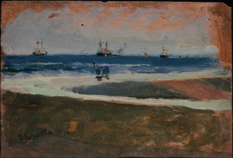 Valenssan ranta - Joaquín Sorolla