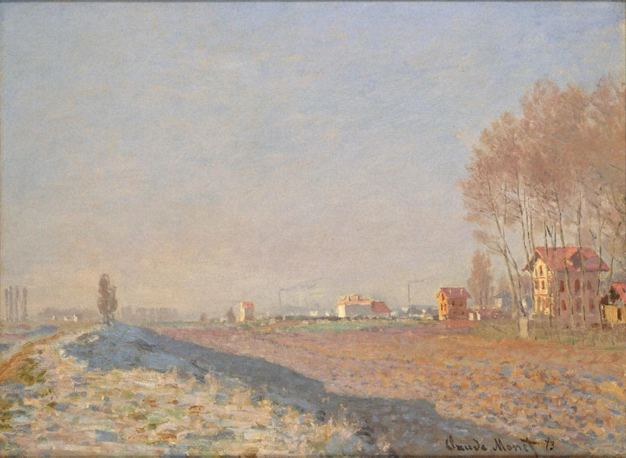 La Plaine de Colombes, valkoinen hyytelö W256 - Claude Monet