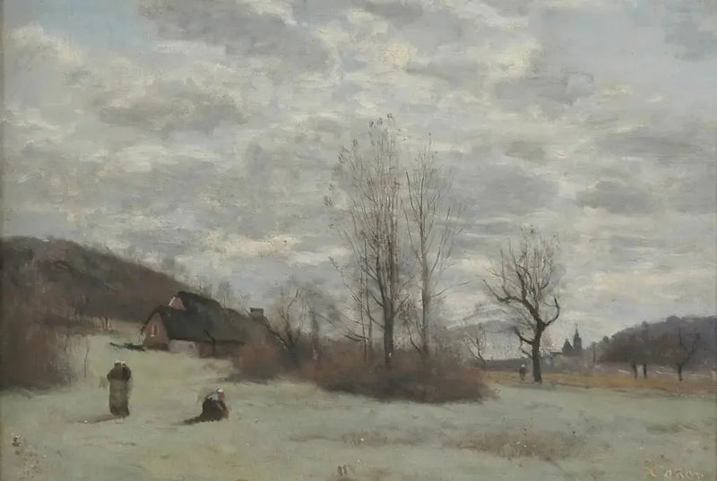 Beauvaisin ympäristön tasanko Saint-Jeanin kaupunginosassa - Jean-Baptiste Camille Corot