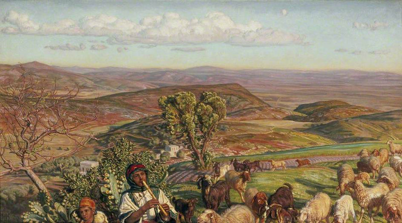 Esdraelonin tasanko yläilmoista Nazaretiin - William Holman Hunt