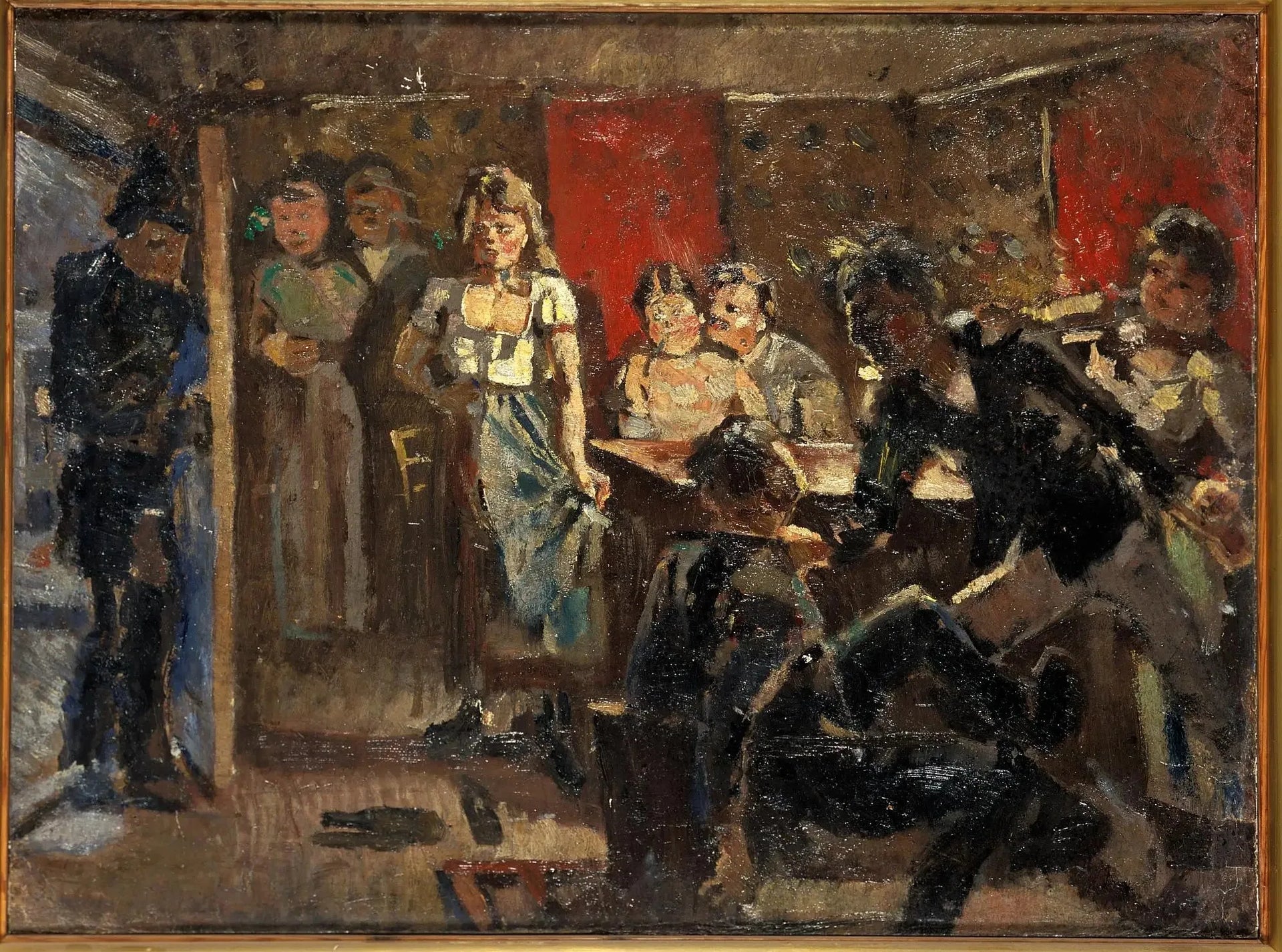 Plongée à Vaterland - Edvard Munch image 1 tableau peint à l’huile sur toile