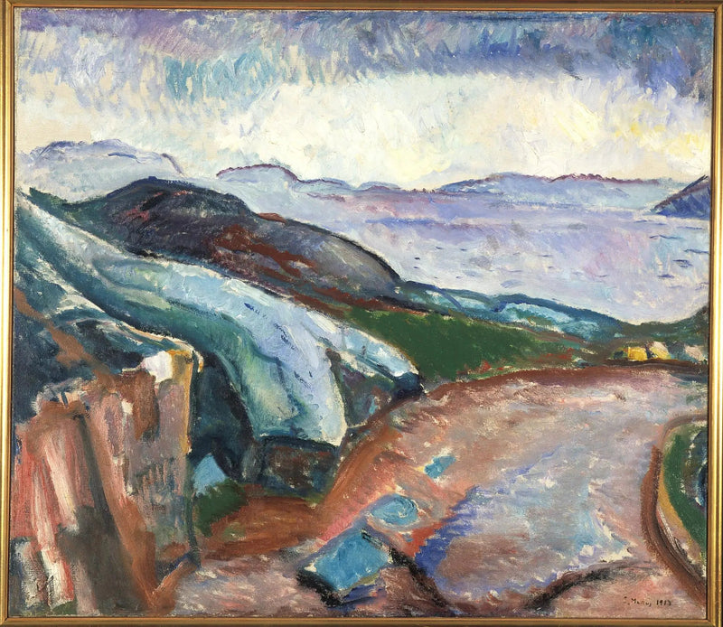 Sade sivulla - Edvard Munch