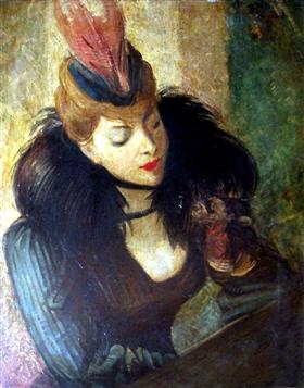 Punainen sulka - Giovanni Boldini