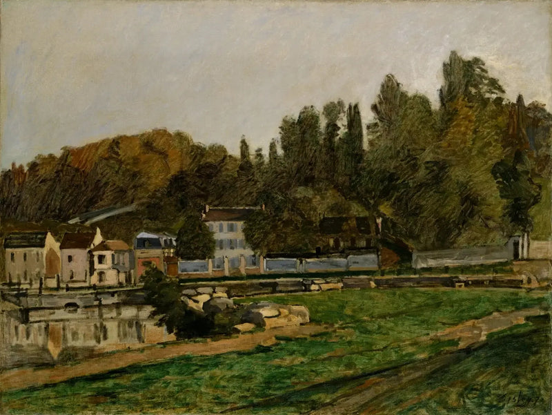 Vesipisteet Marlyssa - Alfred Sisley