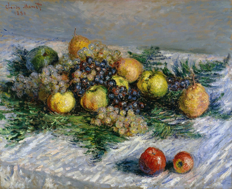 Päärynät ja viinirypäleet W631 - Claude Monet
