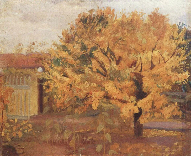 Päärynäpuu etupihalla - Anna Ancher