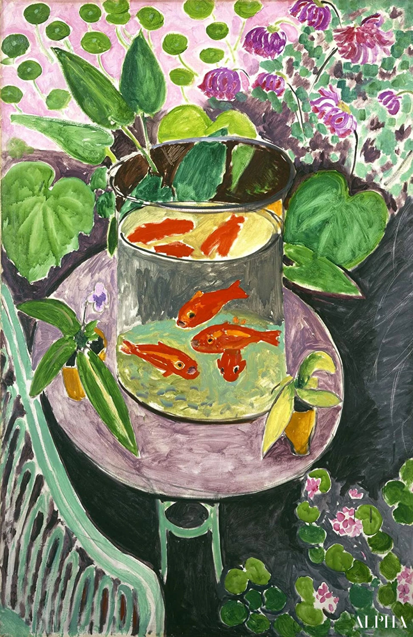 Punainen kala - Matisse - Korkealaatuiset taulujen ja maalauksien reproduktiot