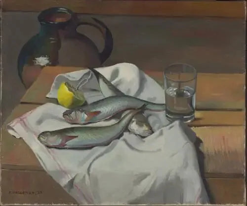 Kalat ja sitruuna - Félix Vallotton
