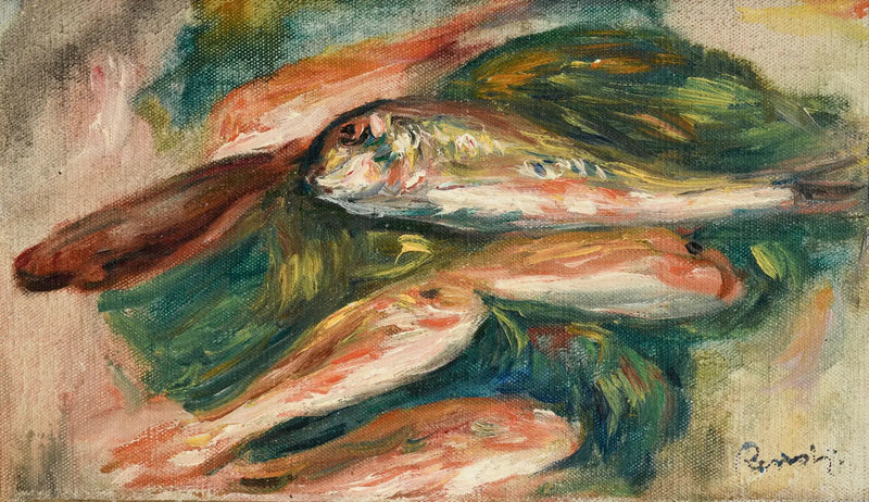 Kalat vihreällä lehdellä - Pierre-Auguste Renoir